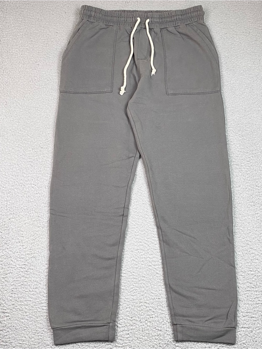 Pact Organic Sweatpants Womens Size L Jogger Cotton Elastic Waist Drawstring EUC